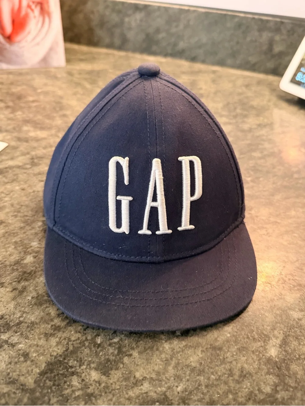 GAP Toddler Navy Baseball Cap - Navy Blue Logo Hat